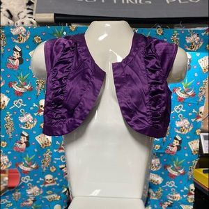 Last Kiss Brand purple crop jacket M